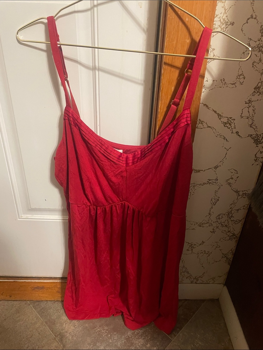 No Boundaries Red Sleeveless Cami Top